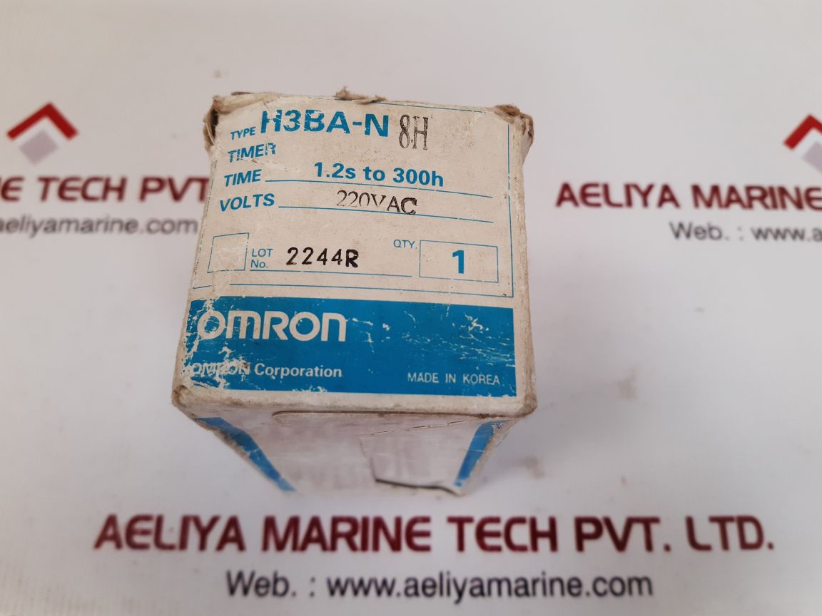 Omron h3ba-n8h solid state timer 1.2s to 300h new