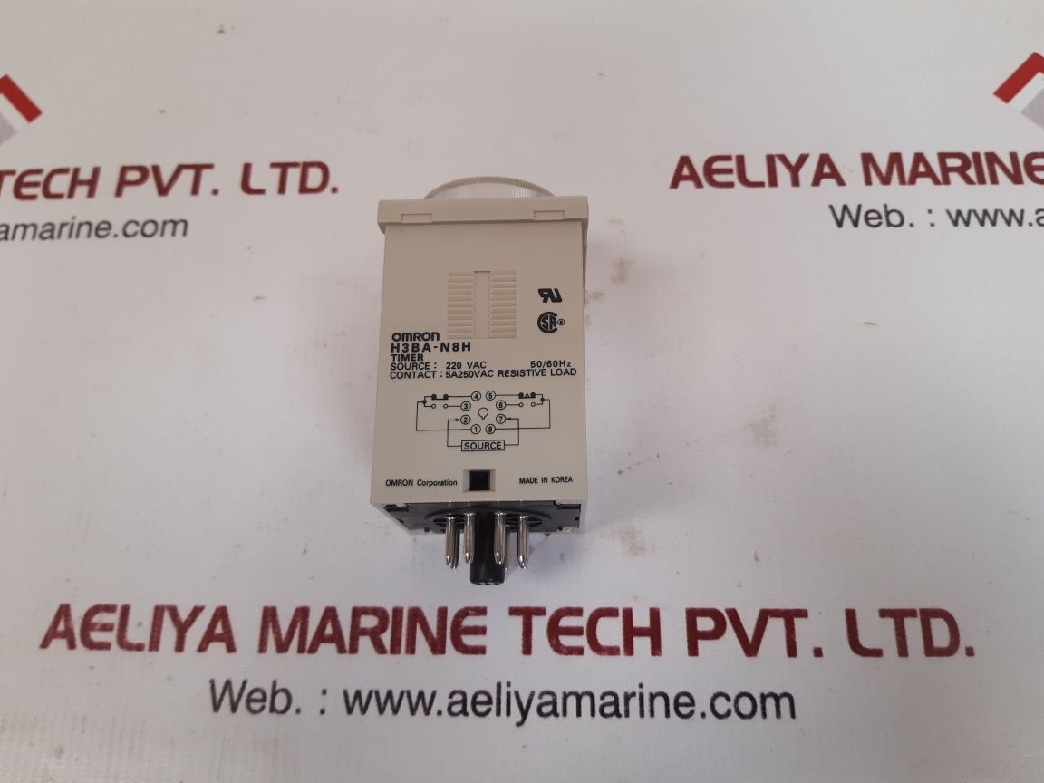 Omron h3ba-n8h solid state timer 1.2s to 300h new