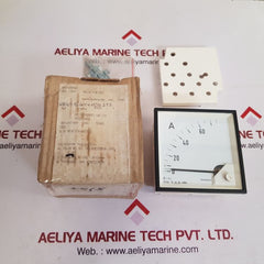 Gossen 75/5a 15...45...65...400hz analog panel ammeter