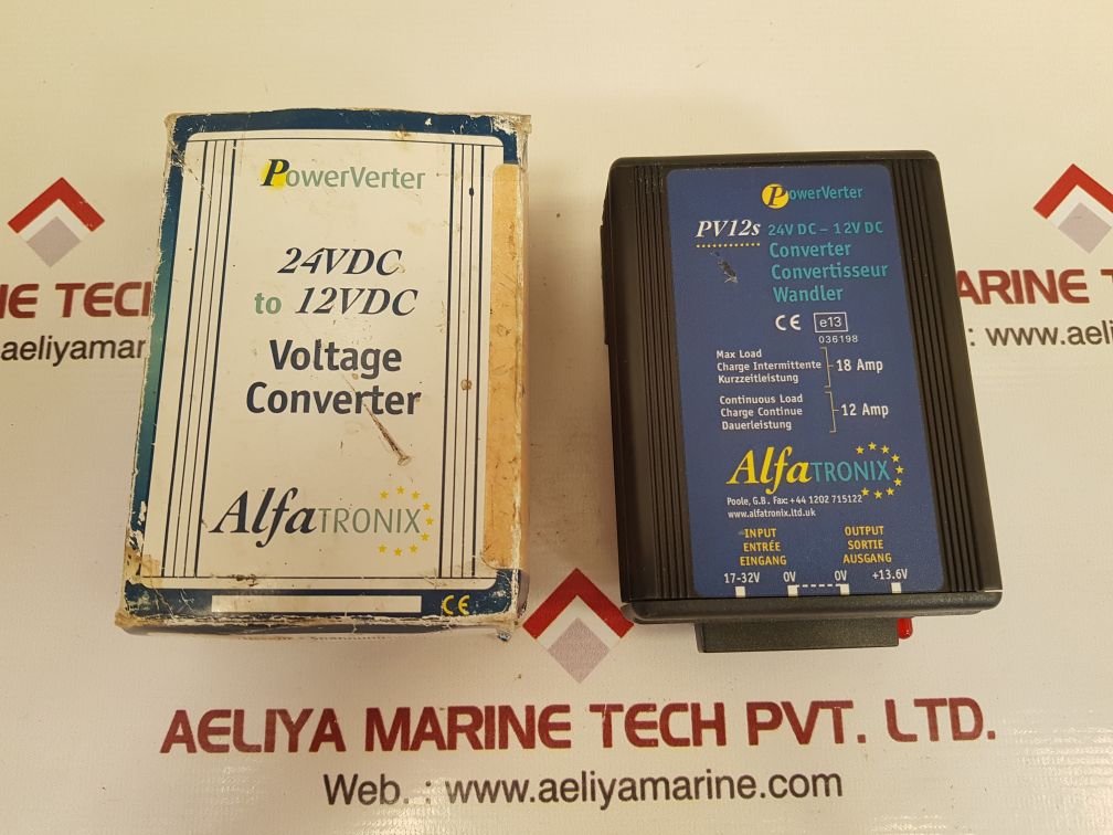 Alfatronix pv12s powerverter voltage converter New
