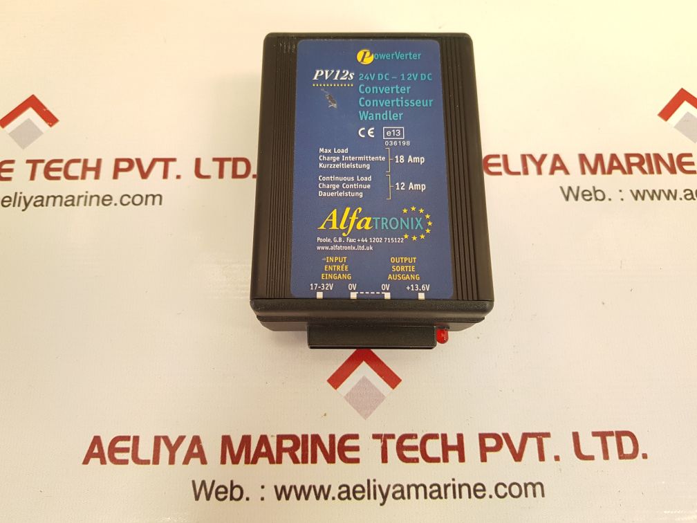 Alfatronix pv12s powerverter voltage converter New