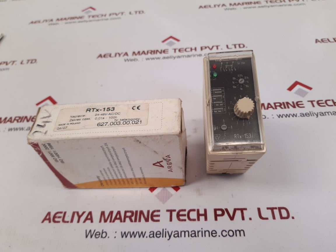 Areva rtx-153 time relay new