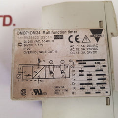 Carlo gavazzi dmb71dm24 multifunction timer