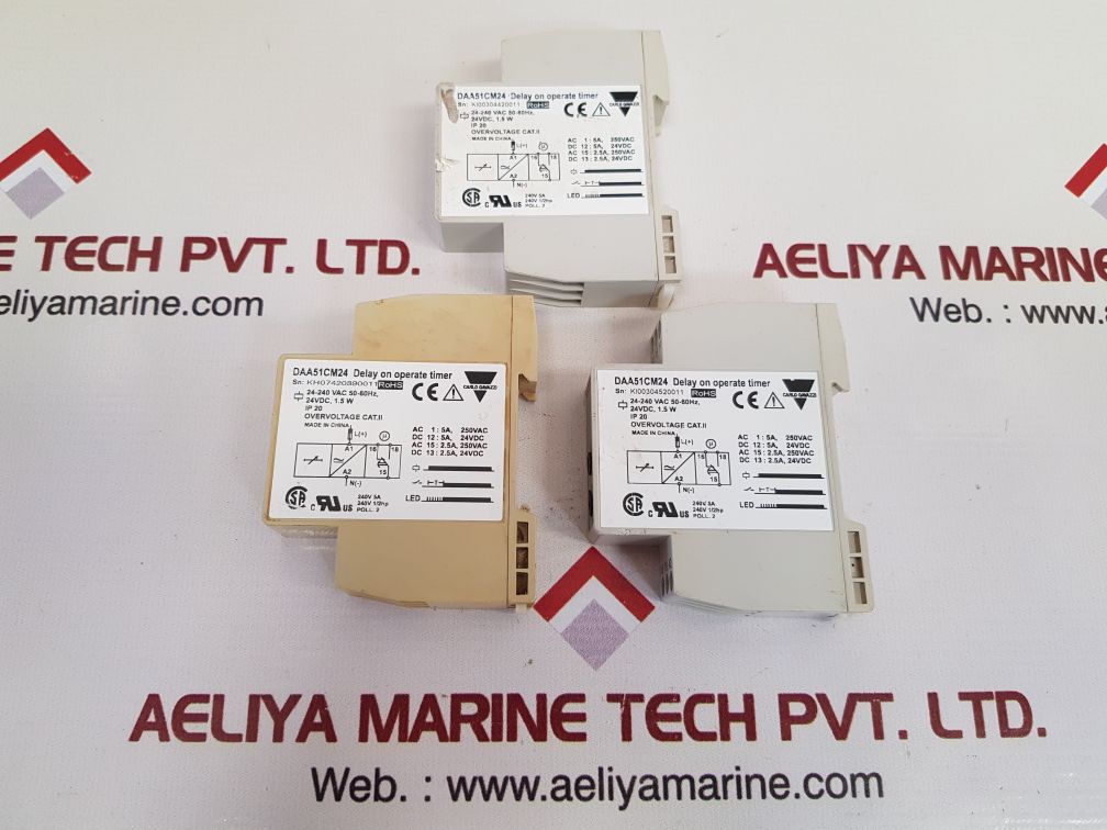 Carlo gavazzi daa51cm24 delay on operate timer
