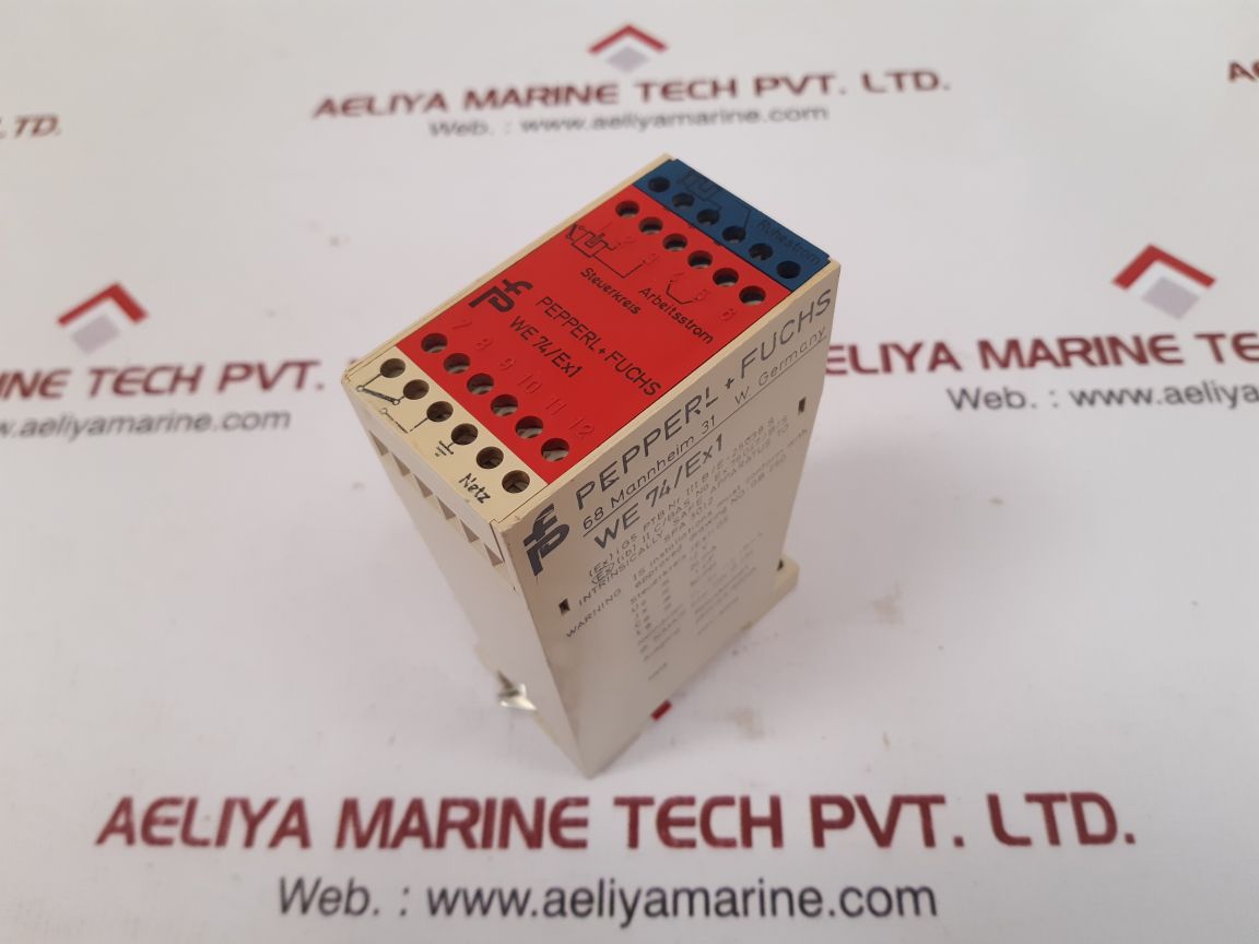 Pepperl+fuchs we74/ex1 safety switch amplifier