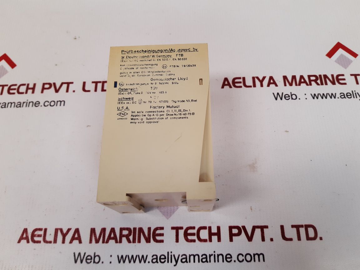 Pepperl+fuchs we77/ex1-2u-ot switch amplifier 00351 