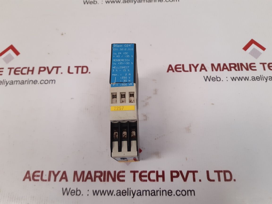 Relè Di Tensione Per Batteria Janssen BSPW 024 - 2A 250V Usato Funzionante - Foto 3