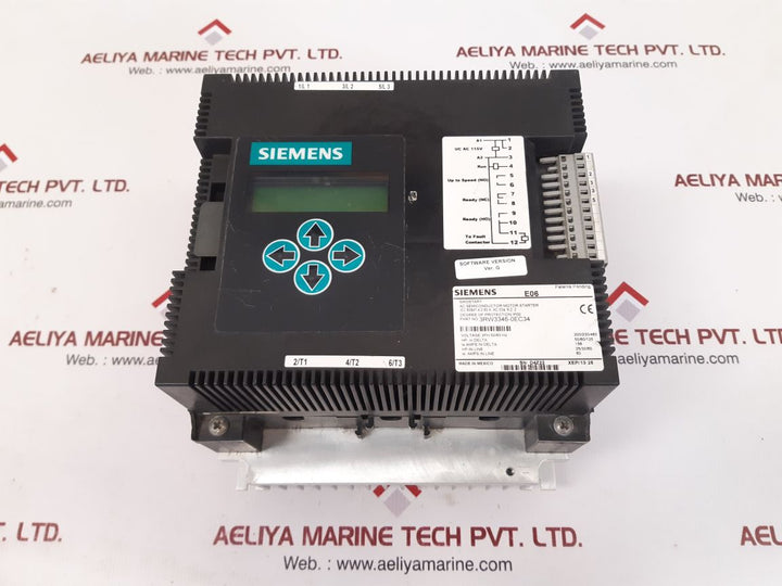 Siemens sikostart 3rw3346-0ec34 ac semiconductor motor starter