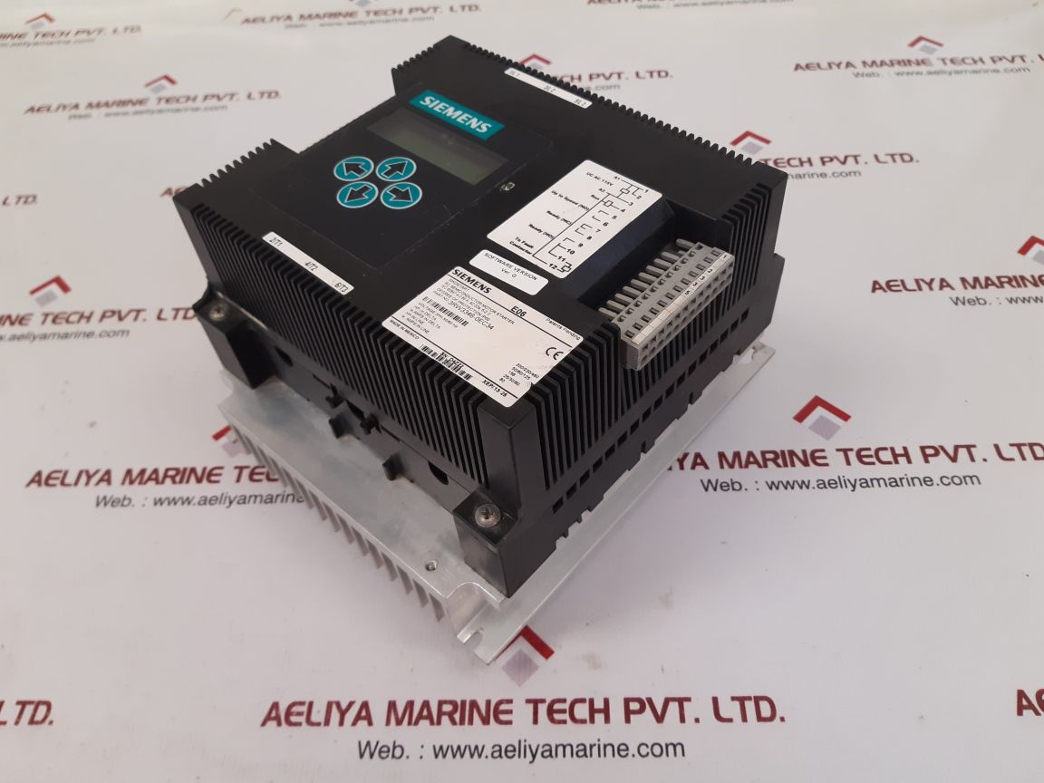 Siemens sikostart 3rw3346-0ec34 ac semiconductor motor starter