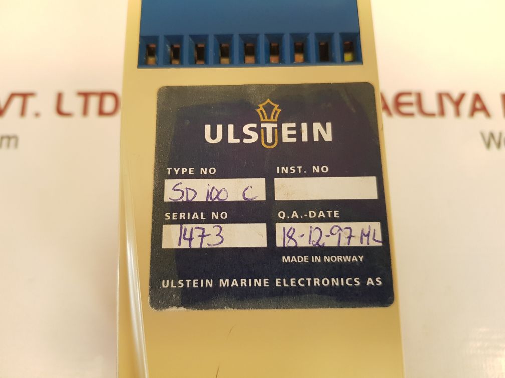 Ulstein tenfjord 5801-sd100c solenoid driver