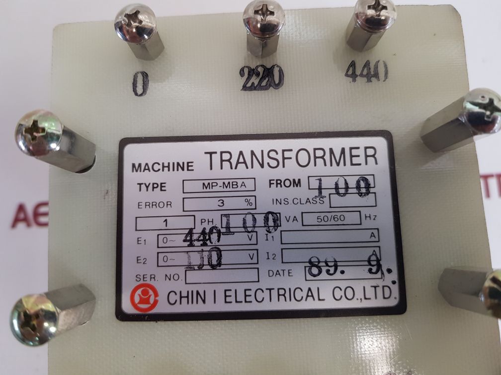 Chin i electrical mp-mba transformer