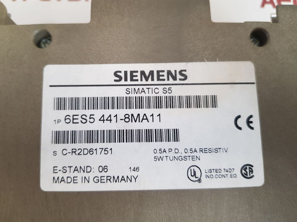 Siemens simatic s5 digital output module 6es5 441-8ma11 