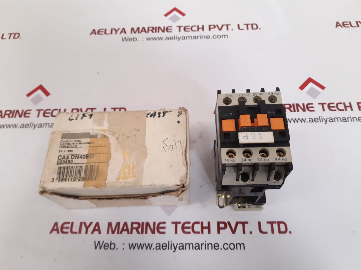 Telemecanique ca3 dn40bd coil control relay