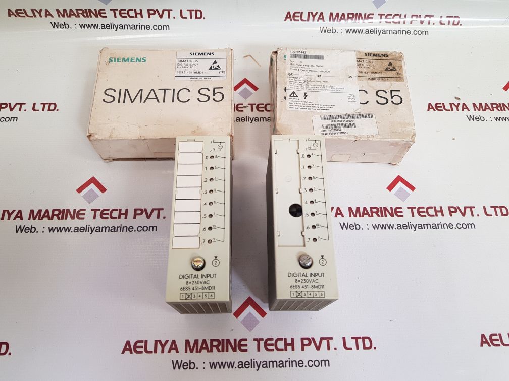 Siemens 6es5 431-8md11 digital input module
