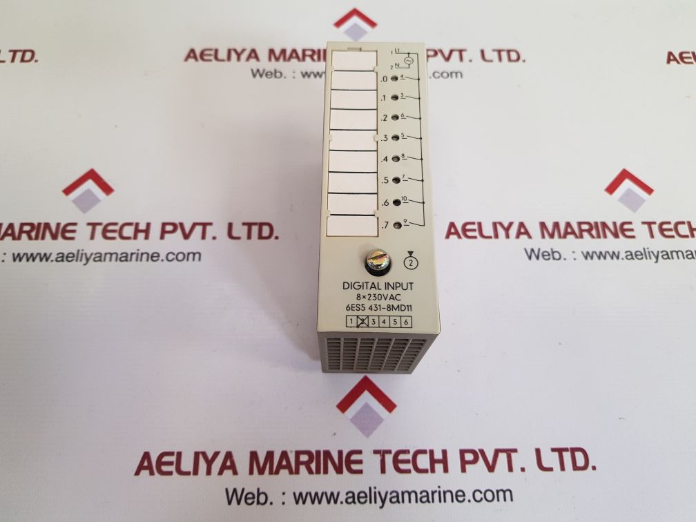 Siemens 6es5 431-8md11 digital input module
