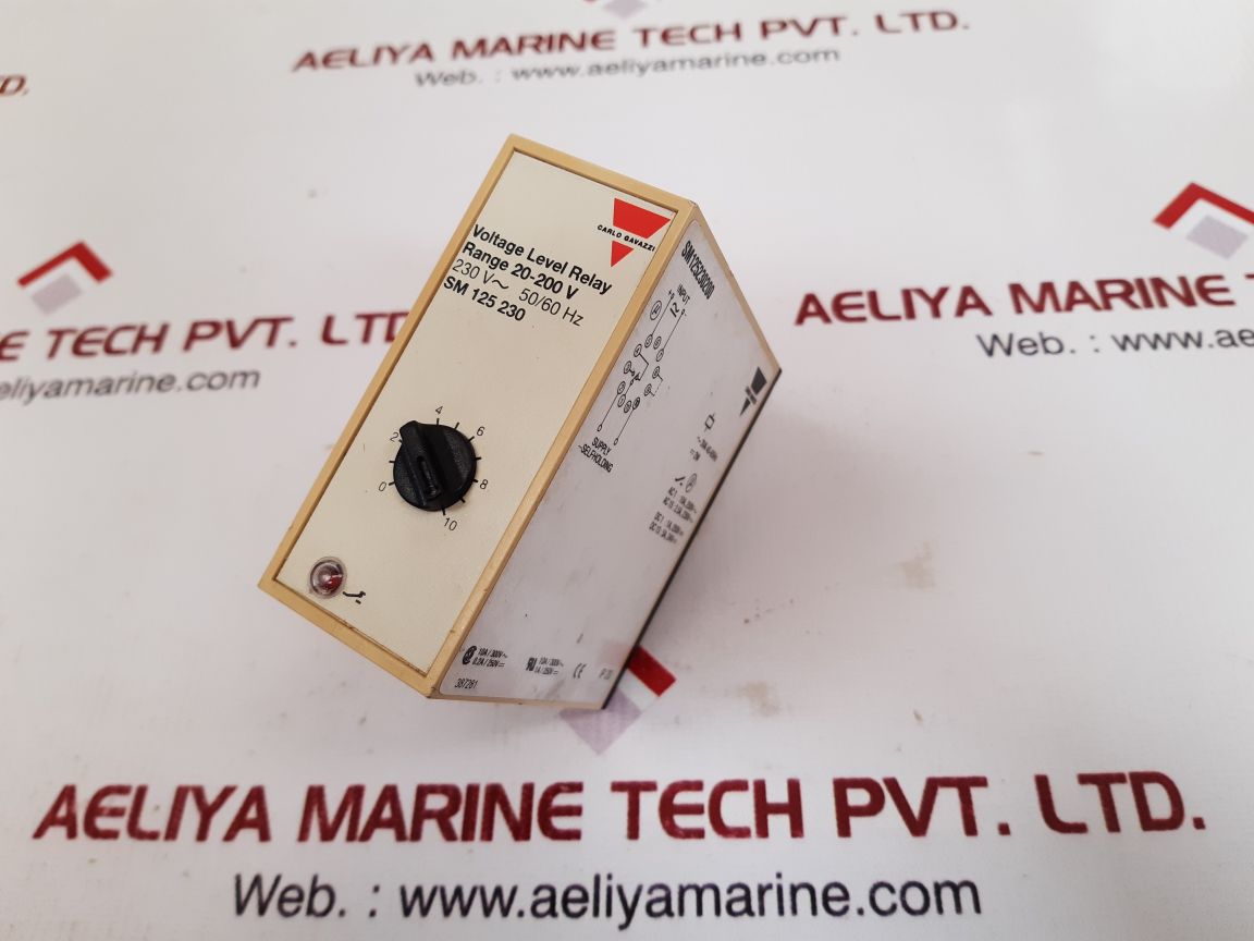Carlo gavazzi sm 125 230 voltage level relay