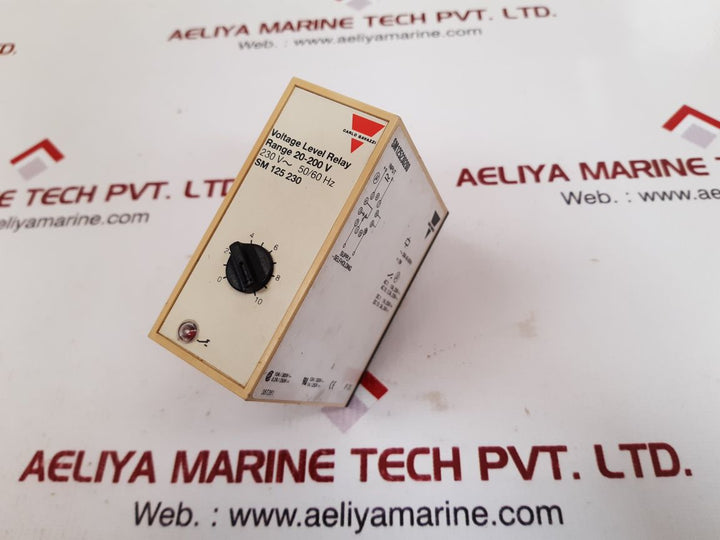 Carlo gavazzi sm 125 230 voltage level relay