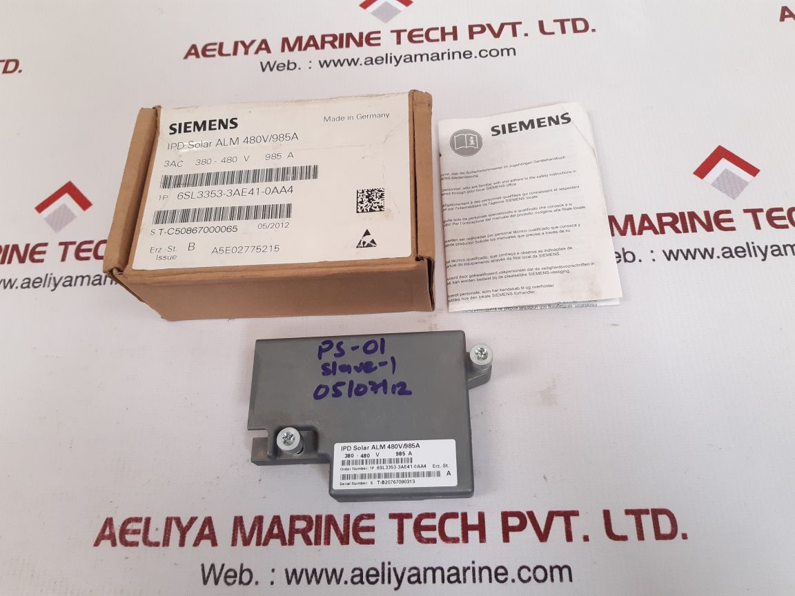 Siemens 6sl3353-3ae41-0aa4 