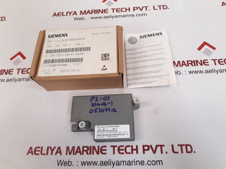Siemens 6sl3353-3ae41-0aa4 