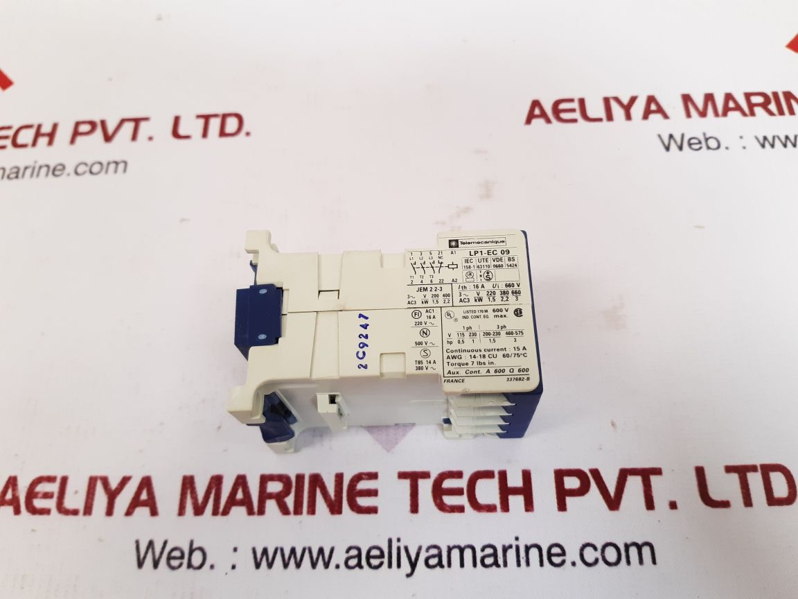 Telemecanique lp1-ec-09 relay used