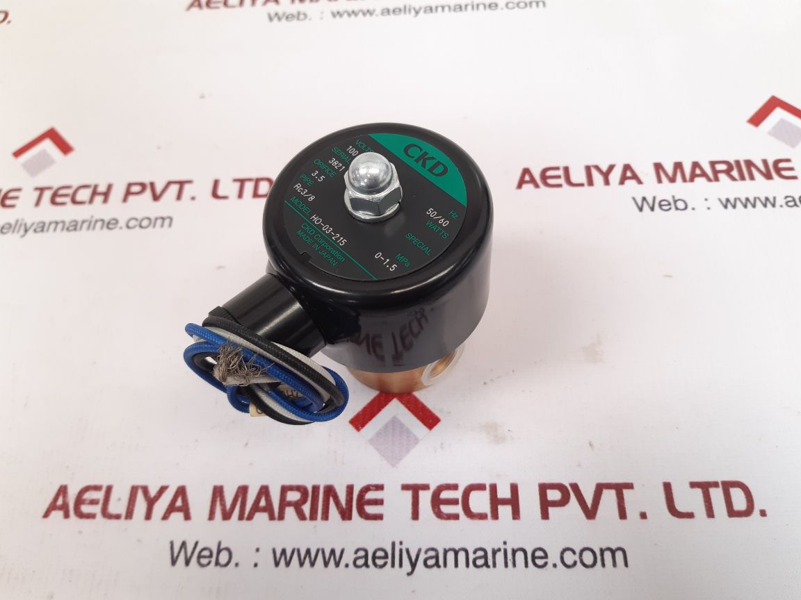 Ckd ho-03-215 solenoid valve burn.0101.017 new