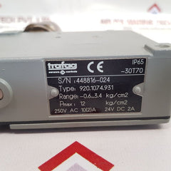 Trafag 920.1074.931 differential pressure
