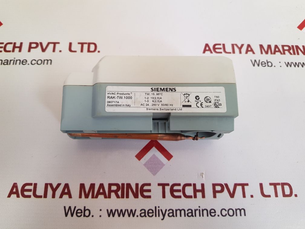 Siemens rak-tw.1000s thermostat