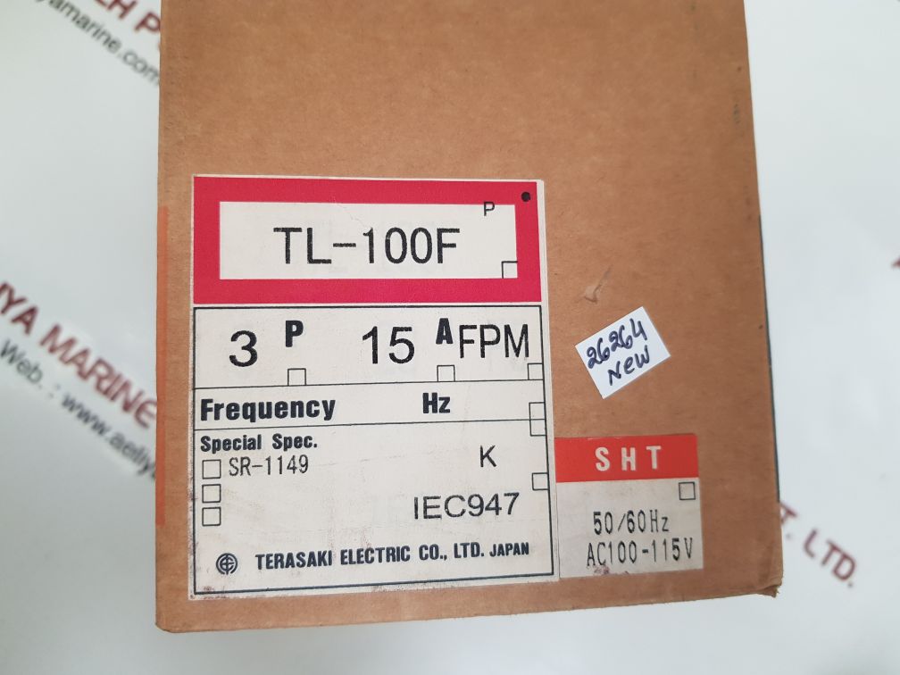 Terasaki tl-100f 3-pole circuit breaker 
