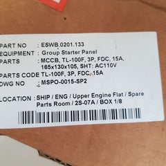 Terasaki tl-100f 3-pole circuit breaker 
