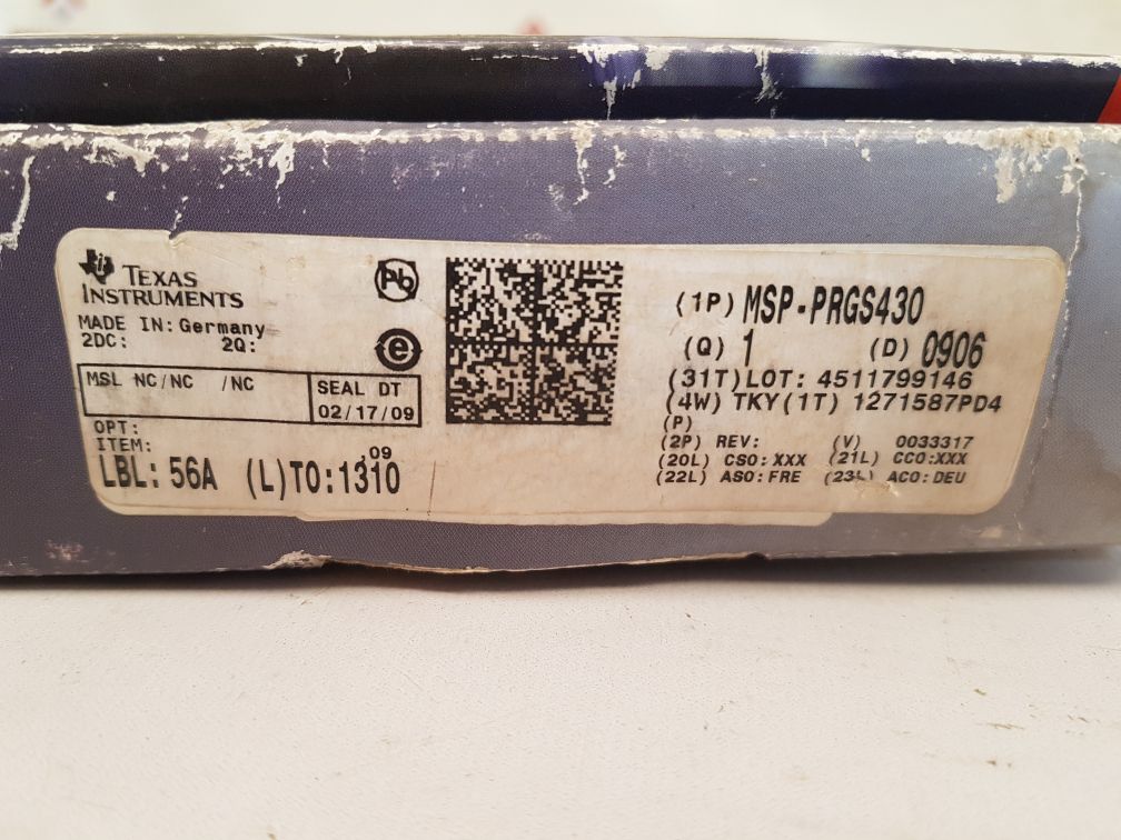 Texas instruments (1p) msp-prgs430 serial programming adapter