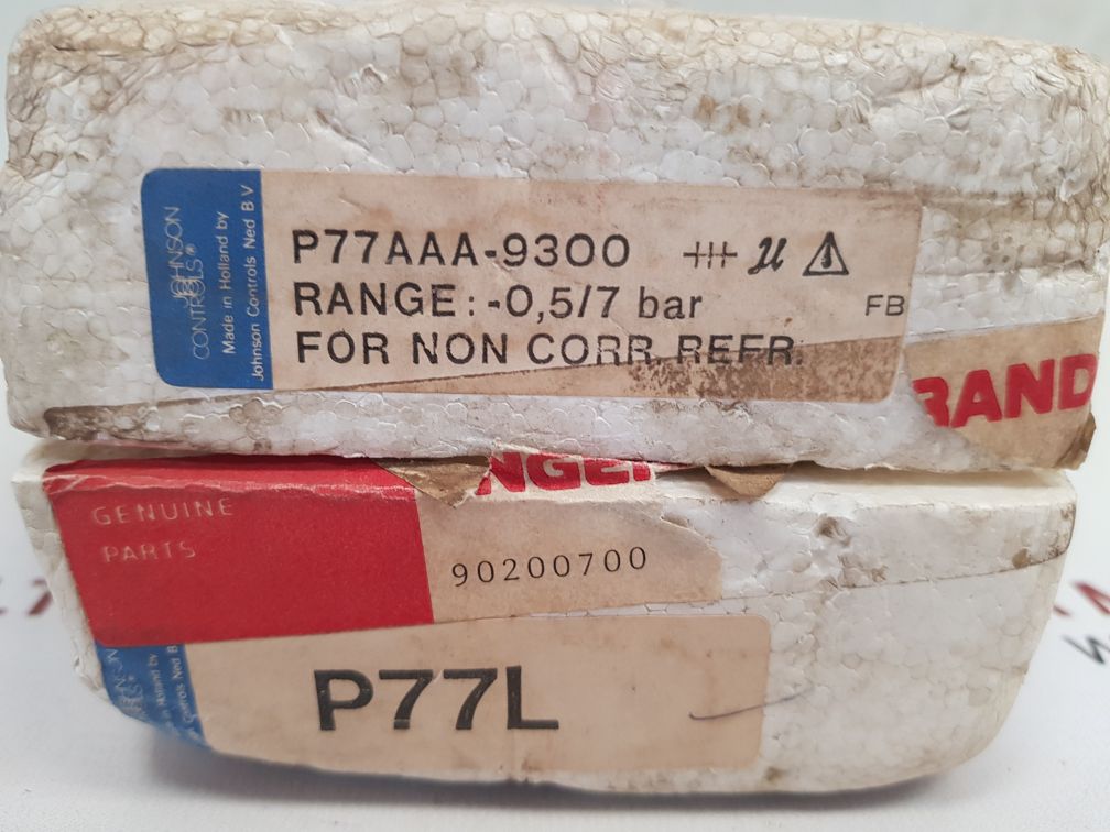 Johnson controls p77aaa-9300 pressure switch New