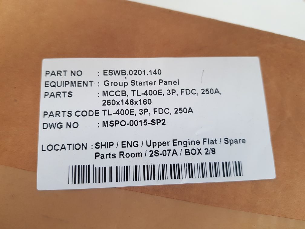 Terasaki tl-400e 3-pole circuit breaker 