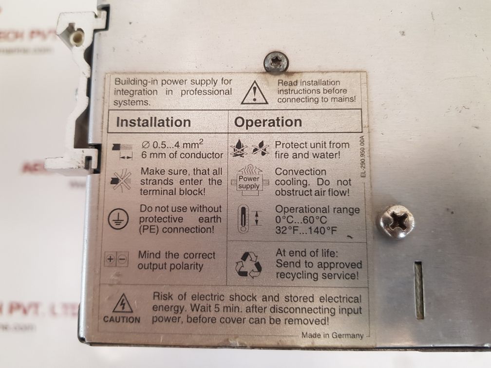 Ifm dn 2035 power supply