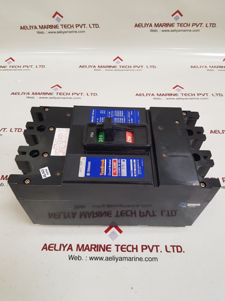 Terasaki tl-225f 3-pole circuit breaker 175a 
