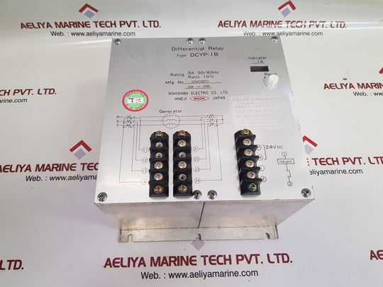 Nishishiba Dcyp-1B Differential Relay 105274Ey1 5A 50/60Hz