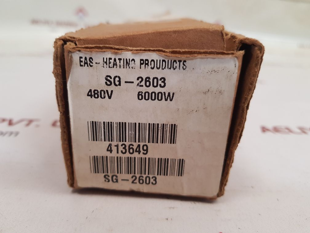W w grainger sg-2603 water heating element 480v 6000w