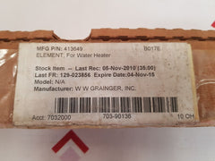 W w grainger sg-2603 water heating element 480v 6000w