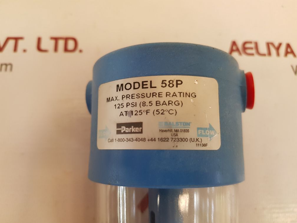 Parker balston 58p pressure filter