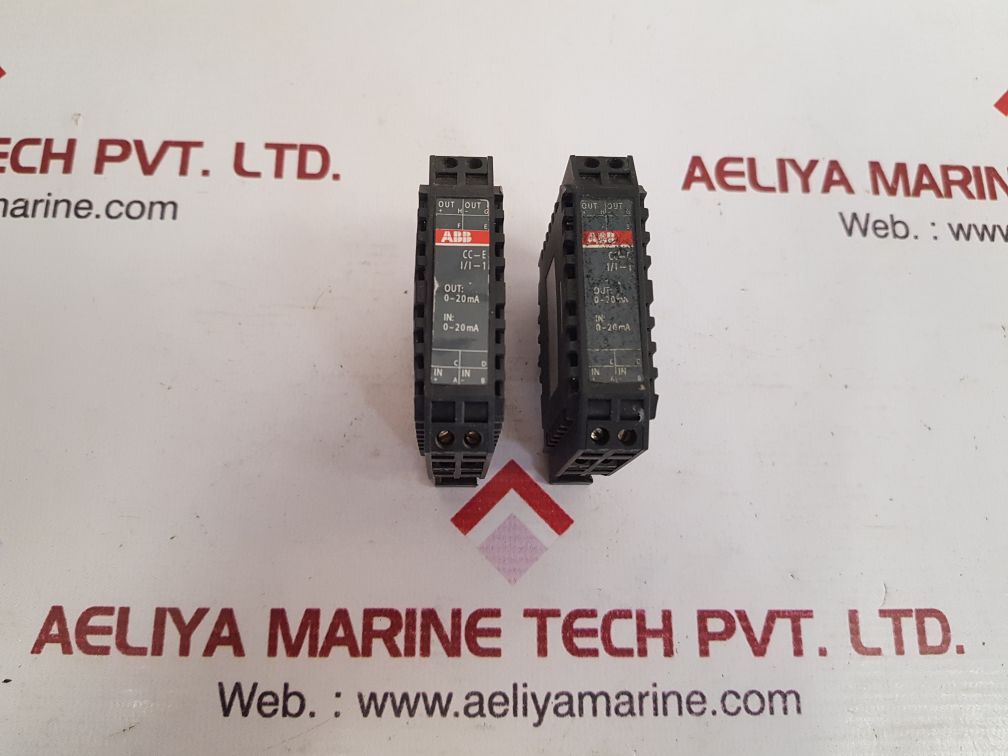 Abb Cc-ei/I-1 Current Converter Isolator 1Svr010200R160 0-20Ma