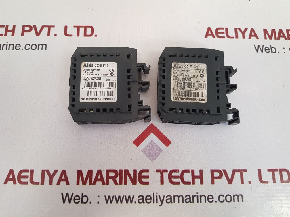 Abb Cc-ei/I-1 Current Converter Isolator 1Svr010200R160 0-20Ma