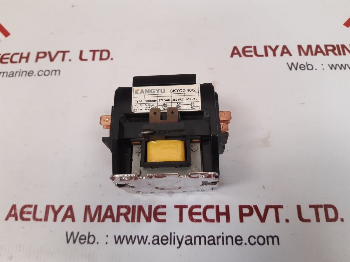 Kangyu contactor ckyc2-40/2 coil 480v 50/60hz