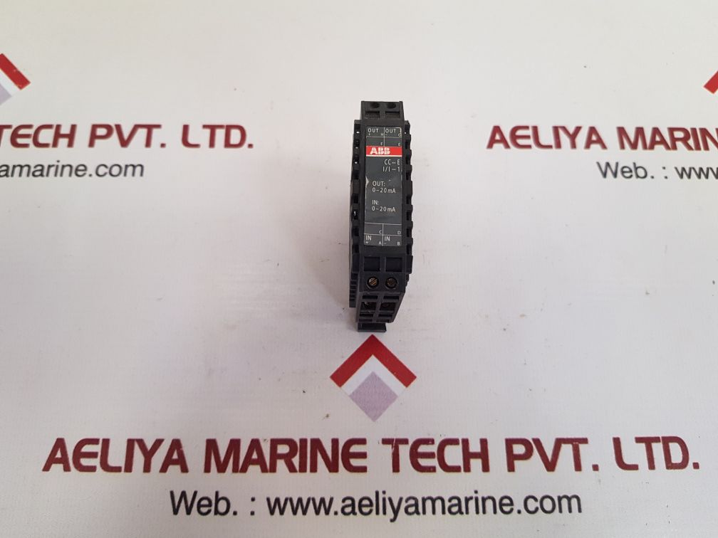 Abb Cc-ei/I-1 Current Converter Isolator 1Svr010200R160 0-20Ma