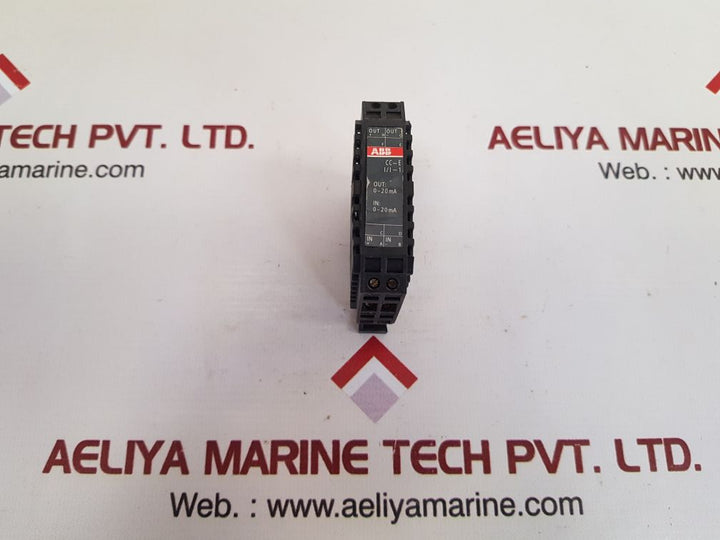 Abb Cc-ei/I-1 Current Converter Isolator 1Svr010200R160 0-20Ma