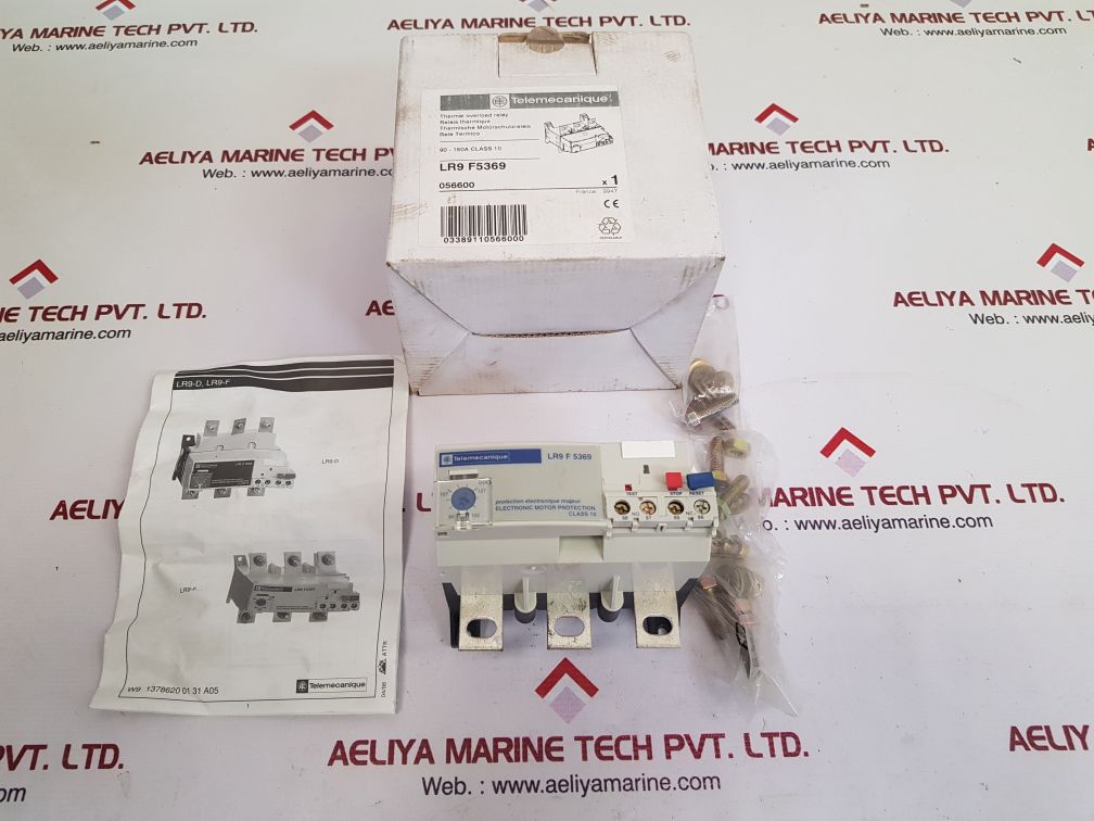 Telemecanique Lr9 F 5369 Class 10 Solid State Overload Relay 600V