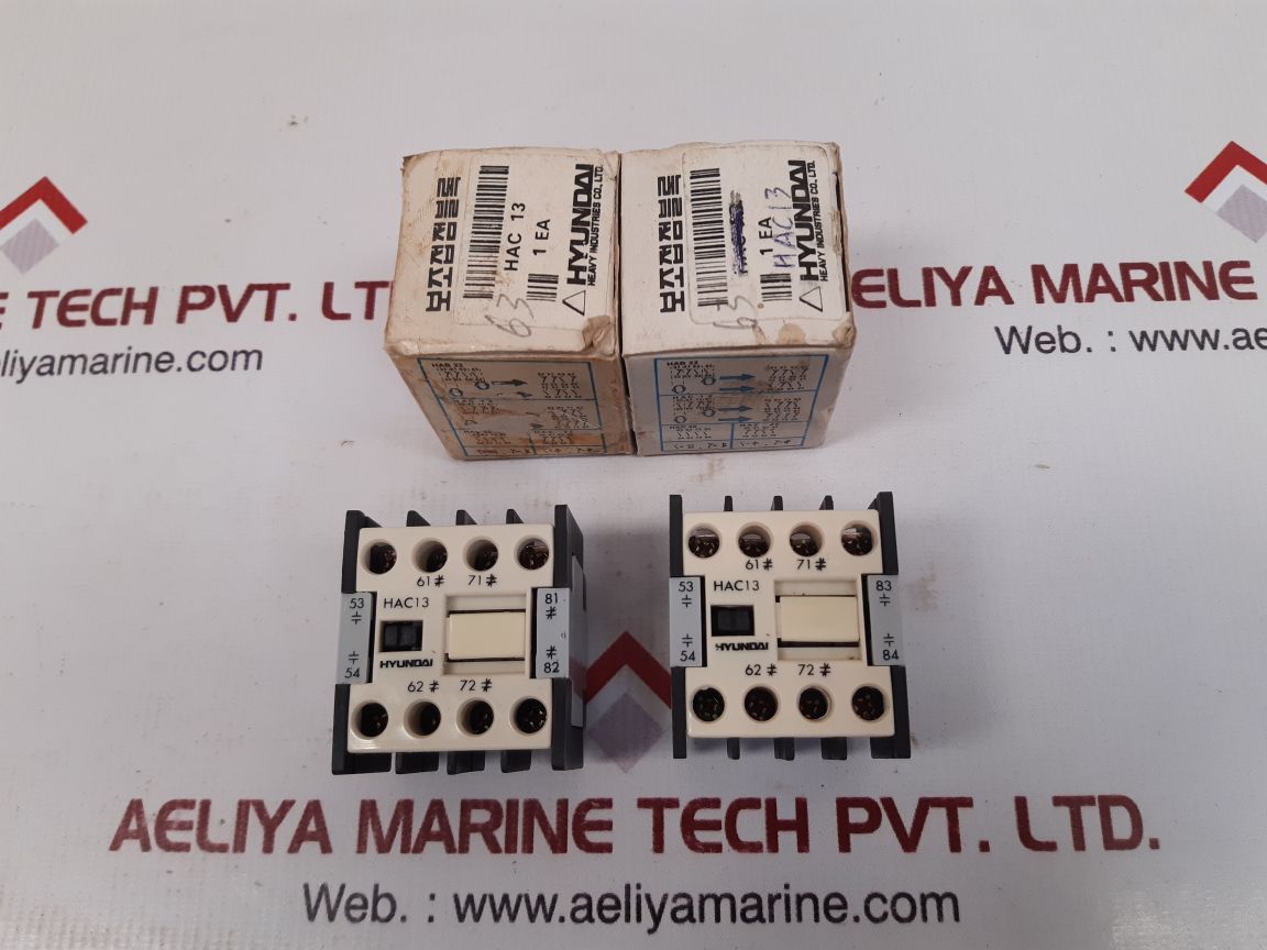 Hyundai hac13 auxiliary contact block New