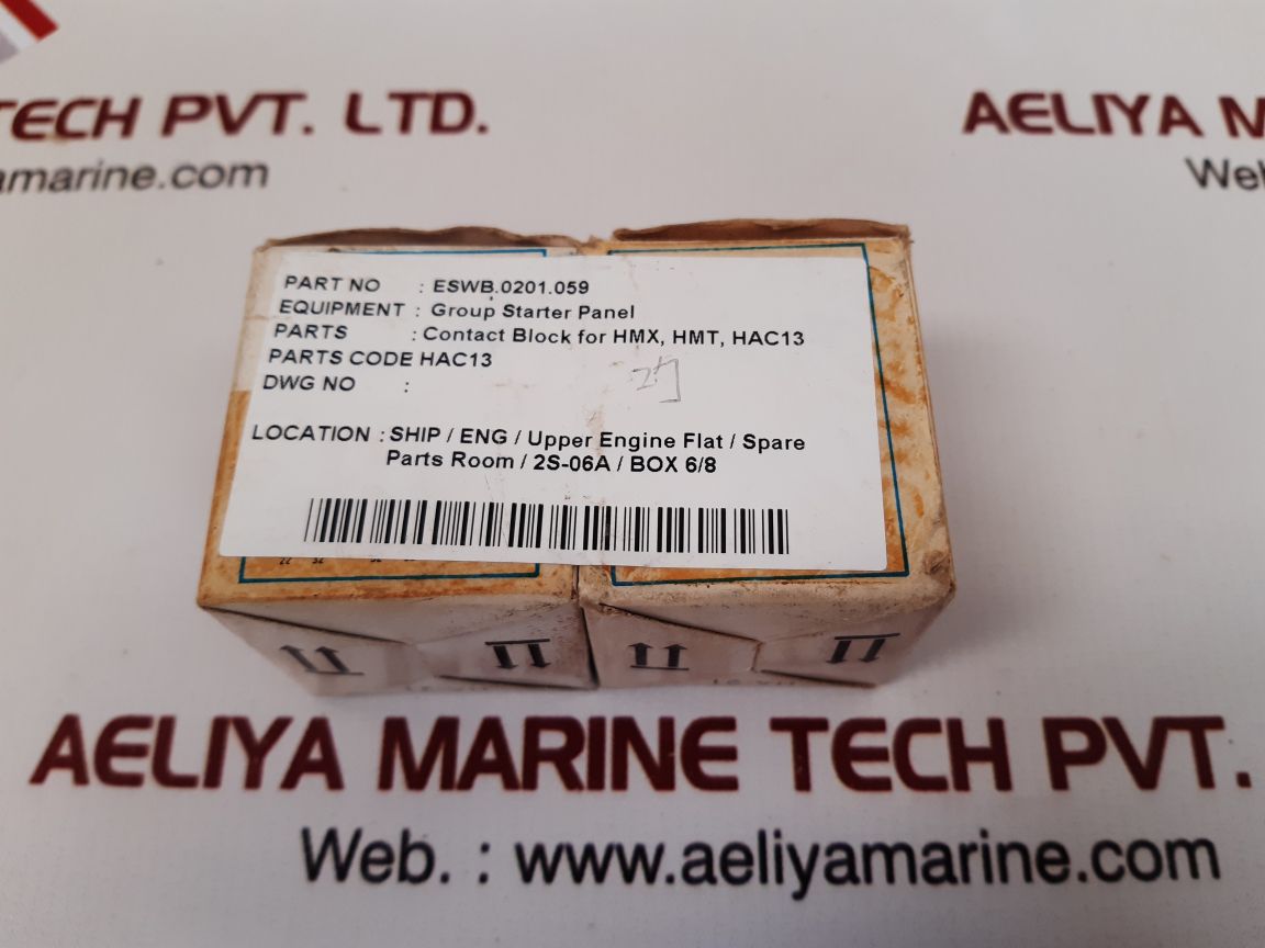 Hyundai hac13 auxiliary contact block New