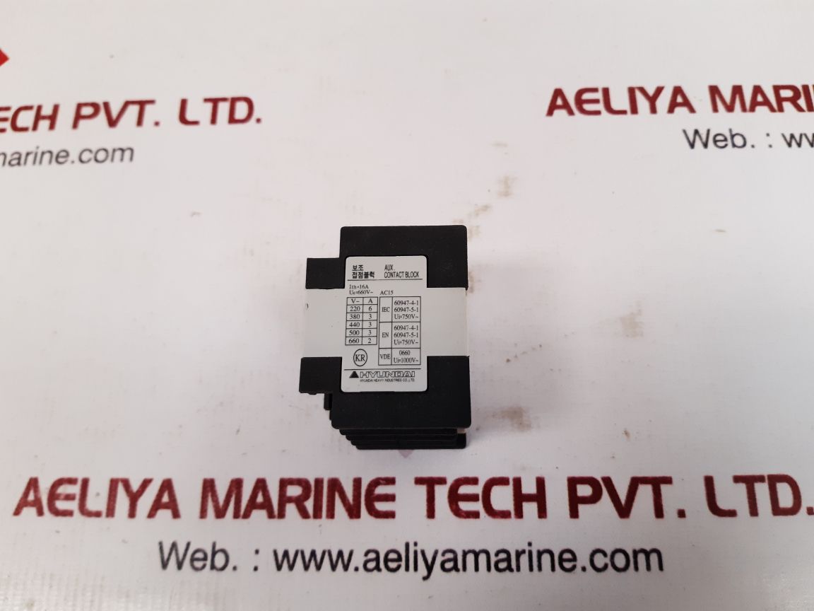 Hyundai hac13 auxiliary contact block New