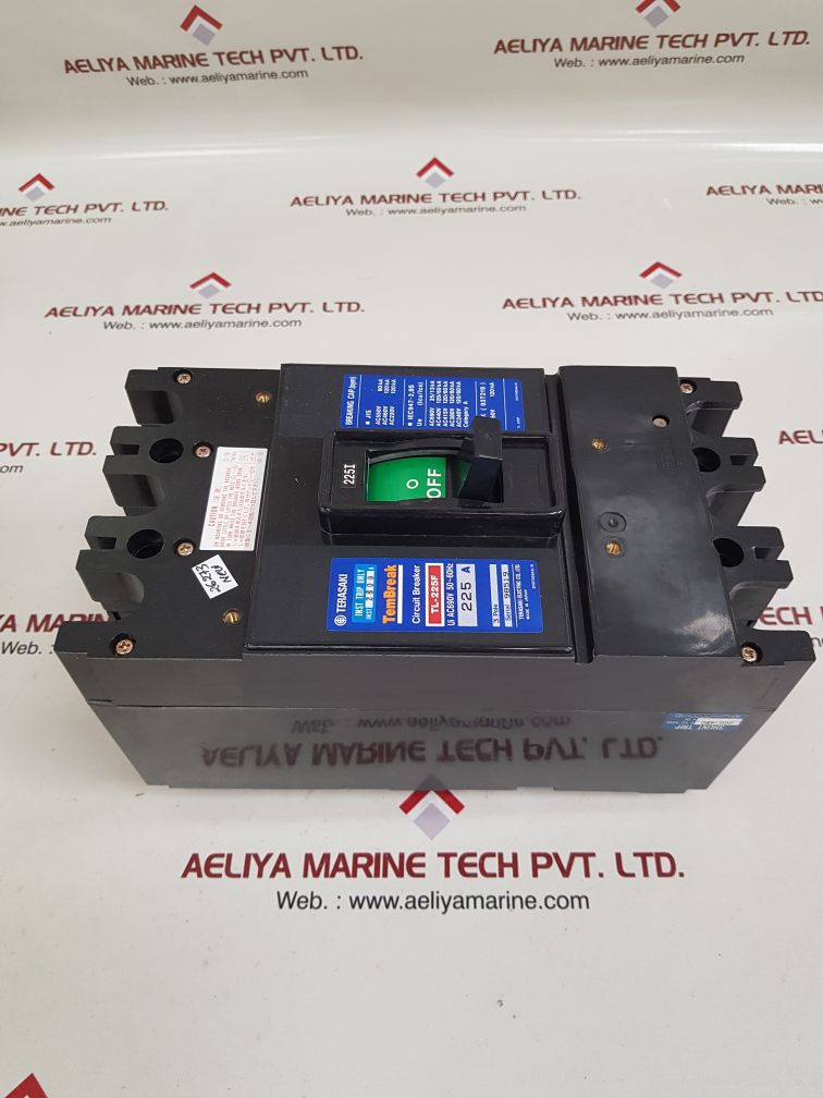 Terasaki tl-225f 3-pole circuit breaker 225a