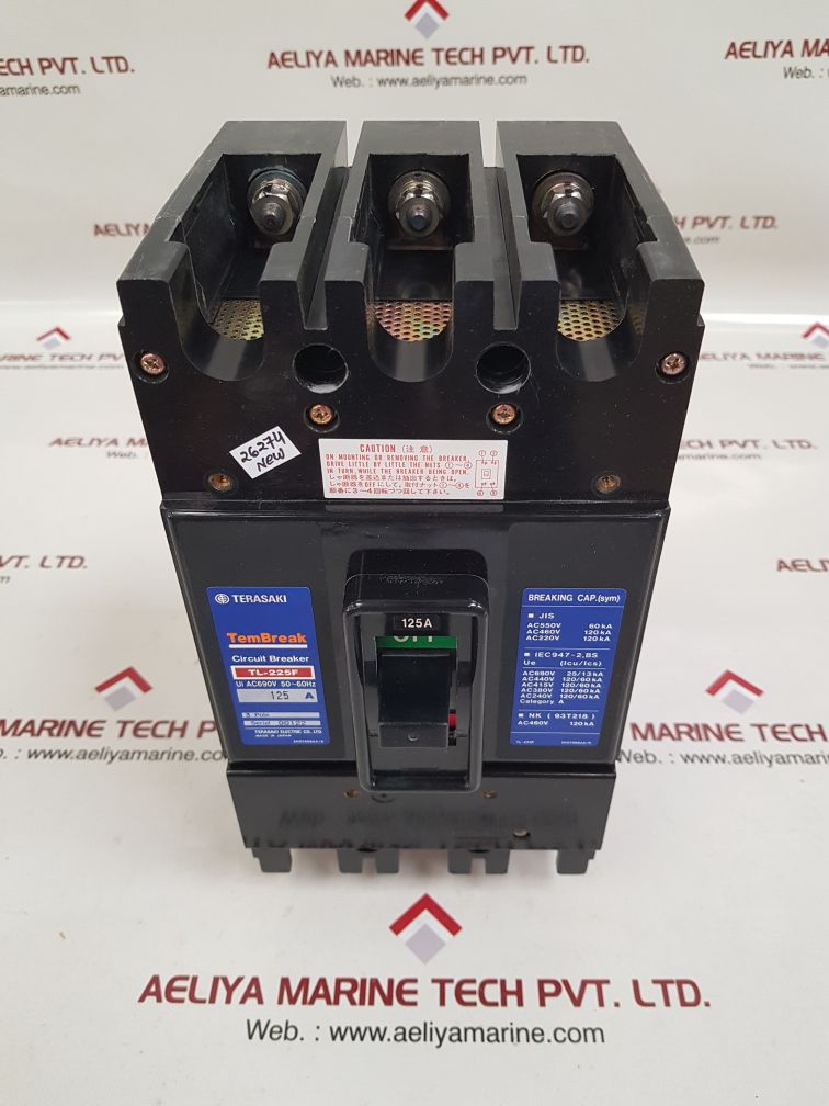 Terasaki tl-225f 3-pole circuit breaker