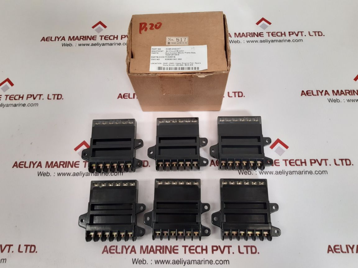 Terasaki Electric Ecbr.0103.017 Air Circuit Breaker Aux Contact Block